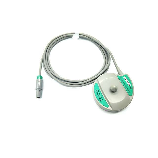 Toco round gray 6 Pin Fetal Monitor Transducer TPU Material