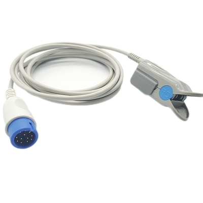 Adult Patient Grey Medical SpO2 Sensor 3m Lengh compatibile For Comen