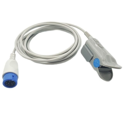 Adult Patient Grey Medical SpO2 Sensor 3m Lengh compatibile For Comen